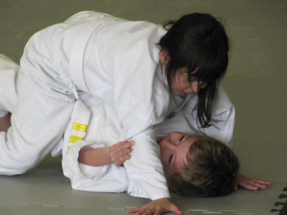 Young Taekwondo students